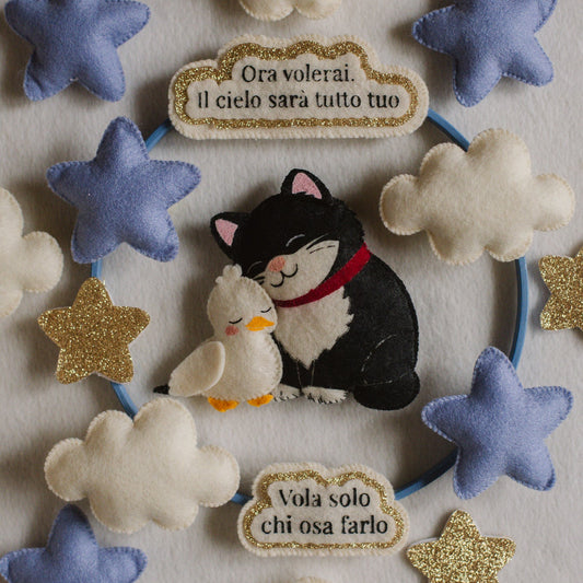 Giostrina decorativa Gabbianella e il gatto ✨SPECIAL EDITION✨